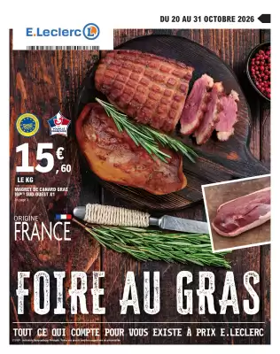 E.Leclerc | FOIRE AU GRAS 2 (valable jusqu'au 31-10)