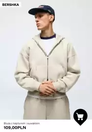 Bershka gazetka tydzień 42 Strona 2: Bluza z kapturem i suwakiem Bershka €109,00