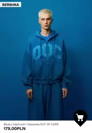 Bershka gazetka tydzień 42 Strona 5: Bluza z kapturem i naszywką OUT OF CORE Bershka €179,00