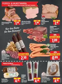 Edeka Herkules Prospekt woche 43 Seite 3: Hähnchen-Brustfilet €1,49, Schulte Schweinezunge €1,49