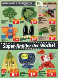 Edeka Herkules Prospekt woche 43 Seite 5: Spanische Auberginen KL. I €0,79, EDEKA Bio Spanische Bio Zucchini KL. II €1,49