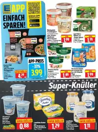 Edeka Herkules Prospekt woche 43 Seite 8: Ländliebe Butter €1,29, Iglo Rahm-Spinat oder Junger Spinat €1,79