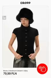 Cropp gazetka tydzień 42 Strona 6: Bluzka z metalowymi detalami i stójką Cropp €79,99
