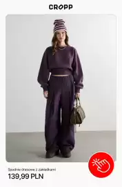 Cropp gazetka tydzień 42 Strona 9: Spodnie dresowe z zakładkami Cropp €139,99
