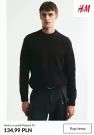 H&M gazetka tydzień 42 Strona 10: Sweter w prążki Relaxed Fit €134,99