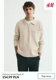 H&M gazetka tydzień 42 Strona 7: H&M Dzianinowy top polo Regular Fit €154,99