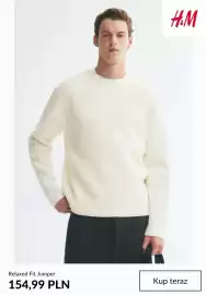 H&M gazetka tydzień 42 Strona 8: Sweter Relaxed Fit Jumper H & M €154,99