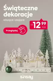 Sinsay gazetka tydzień 42 Strona 1: Świąteczne dekoracje wiszące i stojące €12,99