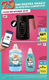 Carrefour Market gazetka tydzień 43 Strona 2: Czajnik elektryczny KETTLEX PRO LAFe €59,99, Coccolino WASHING GEL €1,00