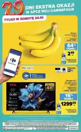 Carrefour Market gazetka tydzień 43 Strona 6: Banany €2,49, Telewizor 55" tcl qled €1.299,00
