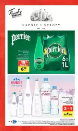 Carrefour Market gazetka Strona 28: Woda mineralna gazowana Perrier €6,79, Woda mineralna EVIAN €1,00