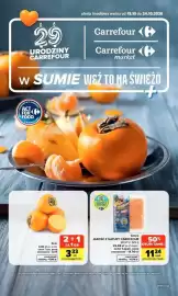 Carrefour Market gazetka tydzień 43 Strona 1: Łosoś Jakość z Natury Carrefour €11,24, Kaki €3,33
