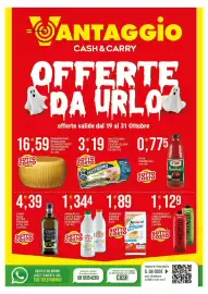 Volantino Vantaggio Cash&Carry Pagina 1: Tonno all'Olio di Oliva Nostromo €3,19, Tavernello vino bianco/rosso brick €1,13