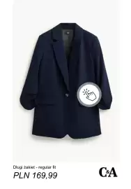 C&A gazetka tydzień 43 Strona 8: Długi żakiet regular fit C & A €169,99