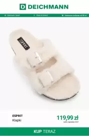 Deichmann gazetka tydzień 43 Strona 11: Klapki Esprit €119,99
