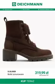 Deichmann gazetka tydzień 43 Strona 3: S.OLIVER Botki sznurowane €319,99