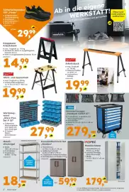 Globus Baumarkt Prospekt woche 43 Seite 2: Werkzeugwand "Store Plus Set P 55" €27,99, Metall-steckregal €18,00