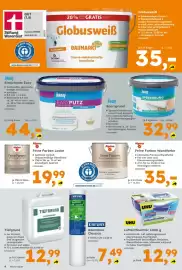 Globus Baumarkt Prospekt woche 43 Seite 4: Knauf Streichputz Easy €44,00, Knauf Sperrgrund €32,99