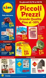 Volantino Lidl settimana 43 Pagina 1: ESMARA Giubbino da donna o da uomo €19,99, Broccoli €1,29