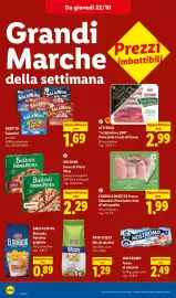 Volantino Lidl | Piccoli Prezzi Pagina 18: BUITONI Forno di Pietra Pizza €2,29