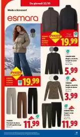 Volantino Lidl | Piccoli Prezzi Pagina 33: ESMARA Pantaloni da donna in twill a gamba larga €11,99