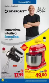 Volantino Lidl settimana 43 Pagina 40: SILVERCREST Impastatrice planetaria €49,00, SILVERCREST Sbattitore elettrico €17,99