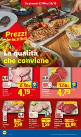 Volantino Lidl | Piccoli Prezzi Pagina 8: Filetto di maiale €7,99, Hamburger di bovino €4,79