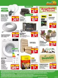 Herkules Baumarkt Prospekt woche 43 Seite 12: BUCHENHOLZ BRIKETTS €3,99, Strohmehl €12,99