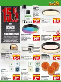 Herkules Baumarkt Prospekt woche 43 Seite 9: LED Deckenleuchte Colden €24,99, LED Deckenleuchte Jorvic €21,99