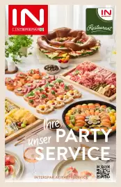 Interspar Flugblatt Seite 1: IN INTERSPAR IN INTERSPAR Restaurant hre unser PARTY SERVICE INTERSPAR.AT/PARTYSERVICE 石