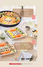 Interspar Flugblatt Seite 5: Sushiplatte California Dreamer €64,99, Sushiplatte Mini California Dreamer €35,99