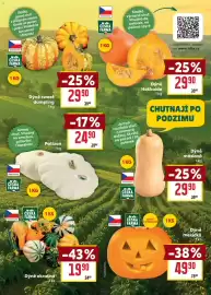 Billa leták týden 43 Strana 10: Česká Farma Dýně sweet dumpling €29,90, Česká Farma Dýně mexická €49,90