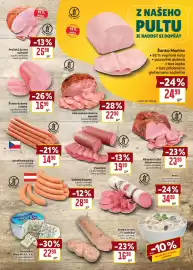 Billa leták týden 43 Strana 7: Šunka dušená kulatá €16,90, Pražská šunka od kosti €25,90