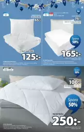 JYSK reklamblad Sida 10: ULVIK fibertäcke €250,00, STORFJELLET fibertäcke €125,00