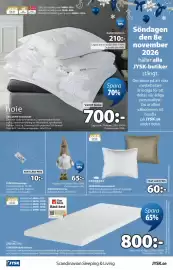 JYSK reklamblad Sida 24: DIOPSID ljusslinga €10,00, MANDARIN tomte €65,00