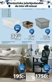 JYSK reklamblad Sida 3: SMARTSTORE RECYCLED 31 förvaringslåda, ENGBLOMME sängöverkast €195,00