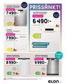 Elon reklamblad Sida 7: ELECTROLUX EXCELLENCE Diskmaskin XU52X100EX €7.490,00