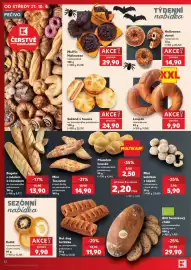 Kaufland leták týden 43 Strana 12: Sekaná v housce €24,90, Koláč €9,90