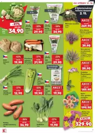 Kaufland leták týden 43 Strana 3: Batáty sladké brambory €36,90, Květák bílý €34,90