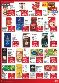Kaufland leták týden 43 Strana 32: Babička růženka ovocná rozkoš €11,90, K Classic Cappuccino různé druhy €14,90