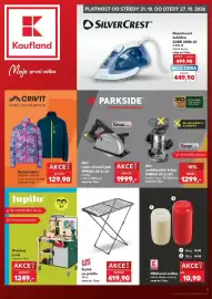 Kaufland leták týden 43 Strana 1: K Classic Hřbitovní svíčka €10,90, Parkside aku ruční okružní pila ppmsa 20-li a1 €1.999,00