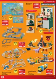Kaufland leták týden 43 Strana 11: Dřevěná stavebnice €329,90, Dřevěná železnice XL €549,90