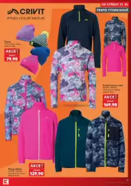 Kaufland leták týden 43 Strana 13: Termo mikina €129,90, Čepice €79,90