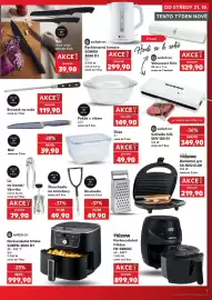 Kaufland leták týden 43 Strana 7: Tristar horkovzdušná fritéza fr-9405kl €899,90, Spice Soul pekáč s víkem €149,90