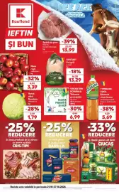 Catalog Kaufland săptămâna 43 Pagină 1: Tymbark cool €5,69, Telemea proaspătă de vacă €6,99