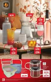 Catalog Kaufland săptămâna 43 Pagină 17: Grundens Ceainic €24,99, Vertis Pahar suc/cocktail/apă €4,49