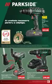 Catalog Kaufland săptămâna 43 Pagină 2: Parkside mașină multifuncțională 20V 3 în 1 €299,00