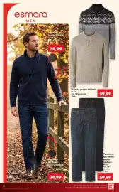 Catalog Kaufland săptămâna 43 Pagină 28: Pantaloni din denim pentru bărbați €59,99, Pulover pentru bărbați €59,99