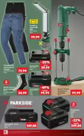 Catalog Kaufland săptămâna 43 Pagină 5: Parkside acumulator smart 20v 8ah €349,00, Parkside acumulator 20 v 2 ah €59,99