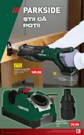 Catalog Kaufland săptămâna 43 Pagină 6: III PARKSIDE® ȘTII CĂ POŢI! PARKSIDE ATENTIE! nu include acumulator, încărcător